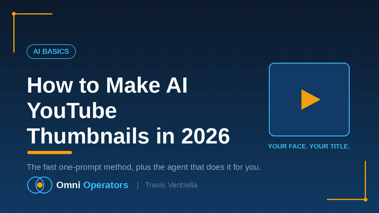 How to make AI YouTube thumbnails in 2026, Omni Operators guide by Travis Ventrella